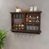 Wine Rack | Bar Cabinet | Glass Storage | Wall Hanging Mini Bar